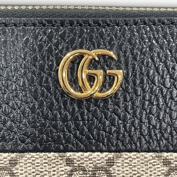 Gucci Marmont Bi-Color Zip Around Wallet (JB1093) - Picture 3 of 9